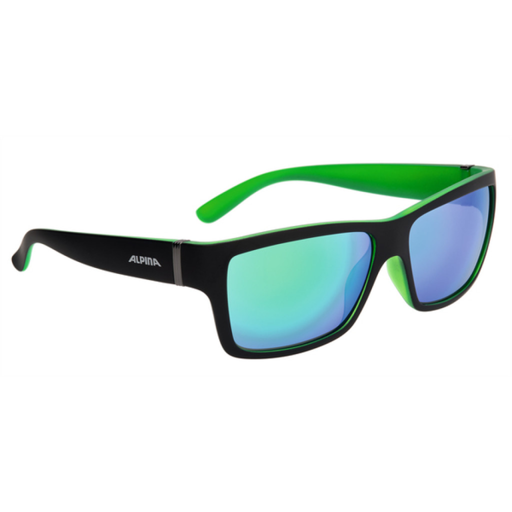 Купить Очки ALPINA Kacey черно-зеленый матовый/зеленый глянец