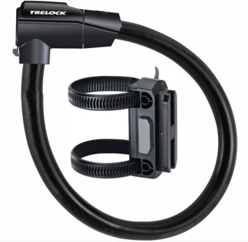 Купить TRELOCK Замок тросовый KS 460, 19 мм х 110 см, уровень защиты: 4, с держателем ZK 432