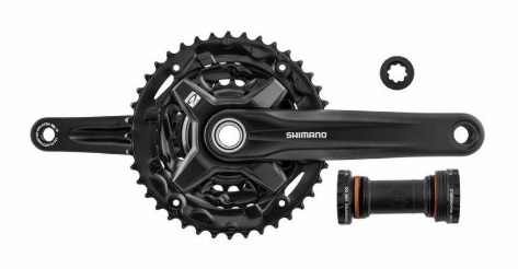Купить Система SHIMANO ACERA FC-MT210, 40/30/22T, 170 мм, с кареткой HOLLOWTECH II