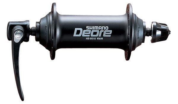 Купить Втулка Shimano Deore HB-М510,QR(133)TYPE чёрн.36H OLD:100mm ось:108 SHC-AHBM510AL передняя