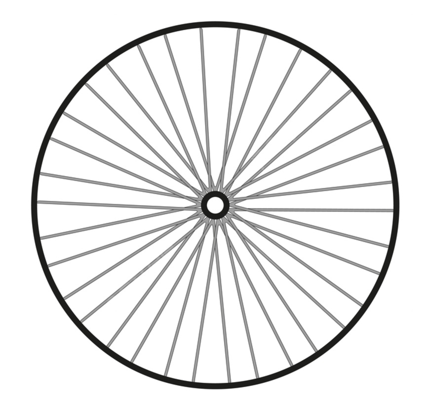 Купить Колесо переднее 24 дюймов  TRIX обод ал. дв. черн., втулка: ал. D эксц.чер