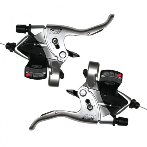Купить Моноблок SHIMANO LX(02) ST-M570-G, лев/пр: 3ск, 1800мм/9ск,2050мм V-BRAKE