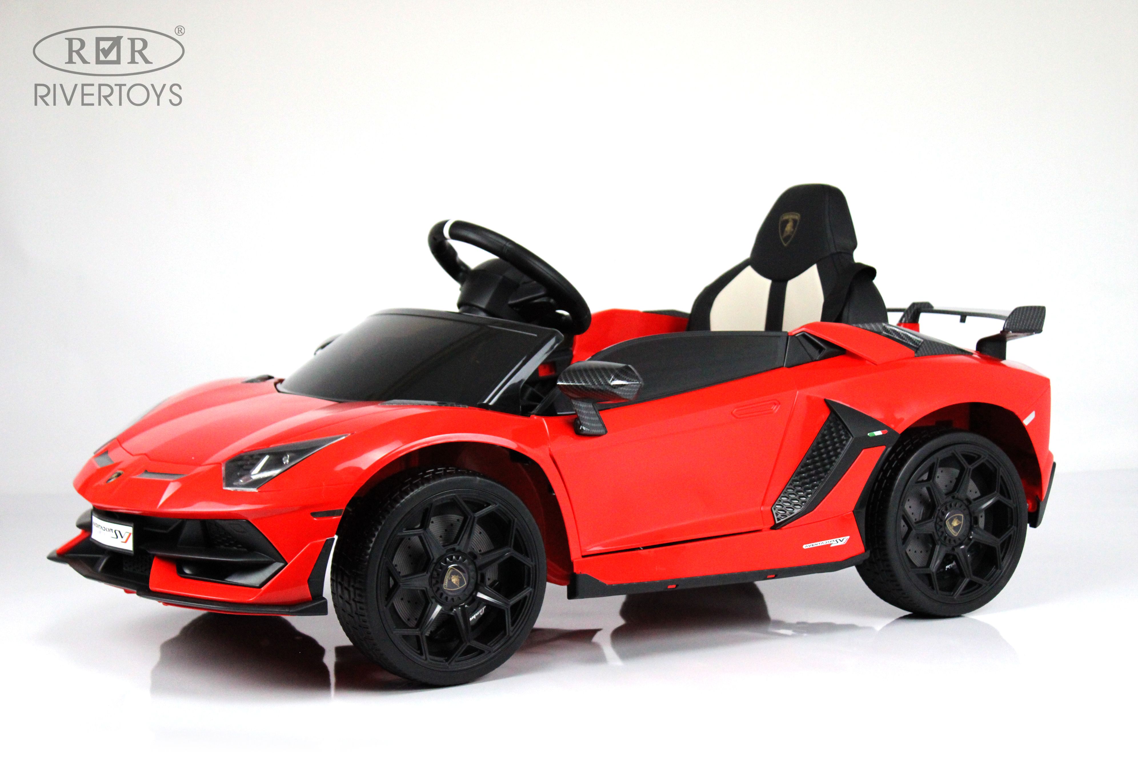 Купить Детский электромобиль RIVERTOYS Lamborghini Aventador SVJ A333MP