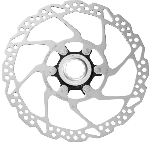 Купить Тормозной диск SHIMANO RT54 180 мм, Center Lock, только для органических колодок, ESMRT54ME