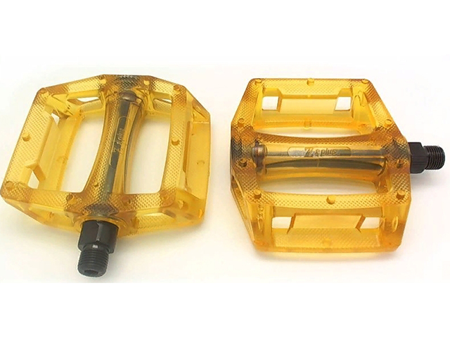 Купить Педали Z-0911 полимерные прозрачные желтые