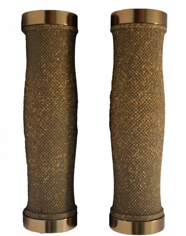 Купить Грипсы VINCA SPORT Vintage H-G217 130 мм из натуральной пробки, коричневые