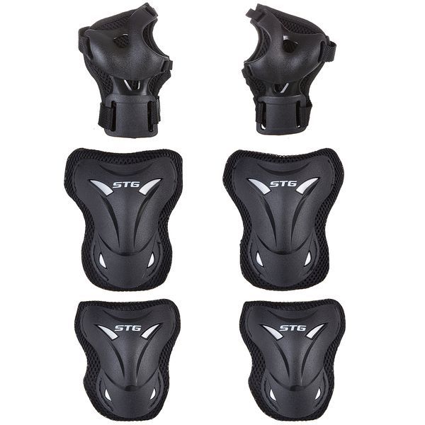 Купить Защита детская комплект STG YX-0308 наколенники+налокотники+защита кисти, размер M