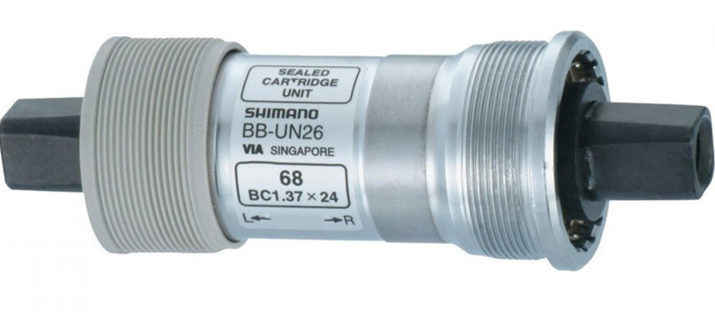 Купить Каретка SHIMANO 68х122,5 мм (LL123), квадрат, б/болтов EBBUN26B23X