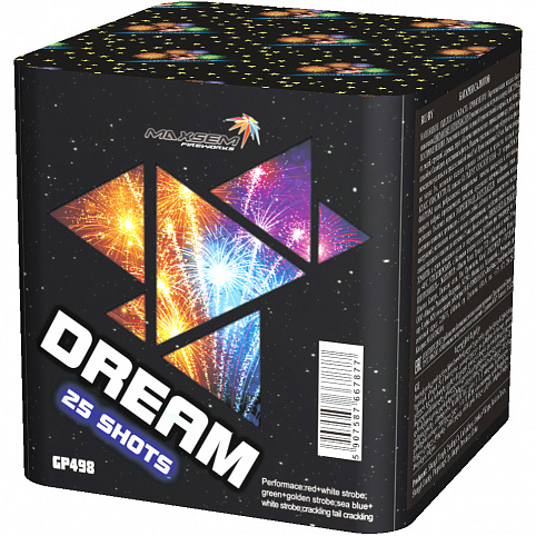 Купить Батарея салютов MAXSEM Мечта / Dream, 25 залпов, GP498