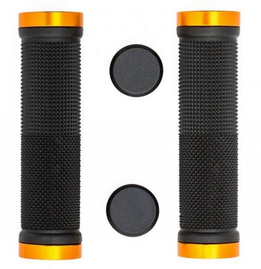 Купить Грипсы VINCA SPORT H-G119g 129 мм черный/золотой