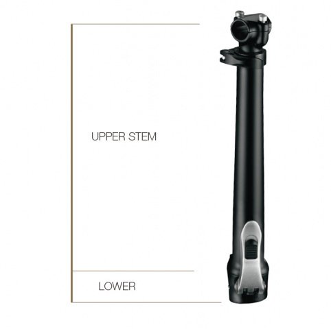 Купить ZOOM Вынос складной телескопический FB-D308NLB-8, левосторонний, L:313-435мм, чёрный