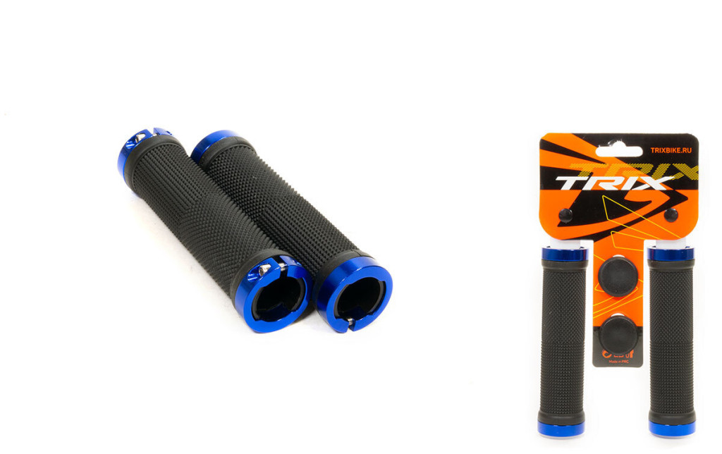Купить Грипсы TRIX GRTX-201-BLACK-BLUE резиновые