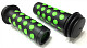 Купить Ручки 0 на руль детские AGR Junior R20 102мм резин. с торц. защитой черно-зеленые AUTHOR