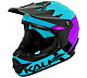 Купить Шлем Full Face DOWNHILL/BMX ZOKA Gls Blu/Prp/Blk 6отв. KALI