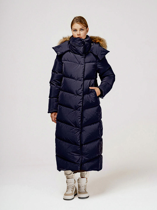 Купить Пальто женское LAPLANGER Суоми Nordic Goose, енот