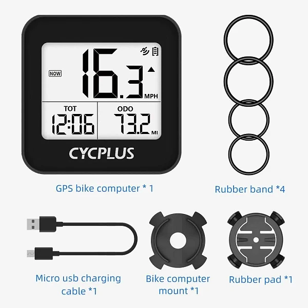 Купить Велокомпьютер Cycplus G1, GPS, 9 функций 