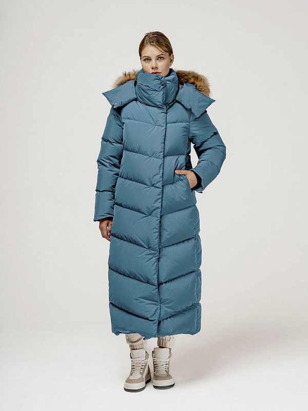 Купить Пальто женское LAPLANGER Суоми Nordic Goose, енот