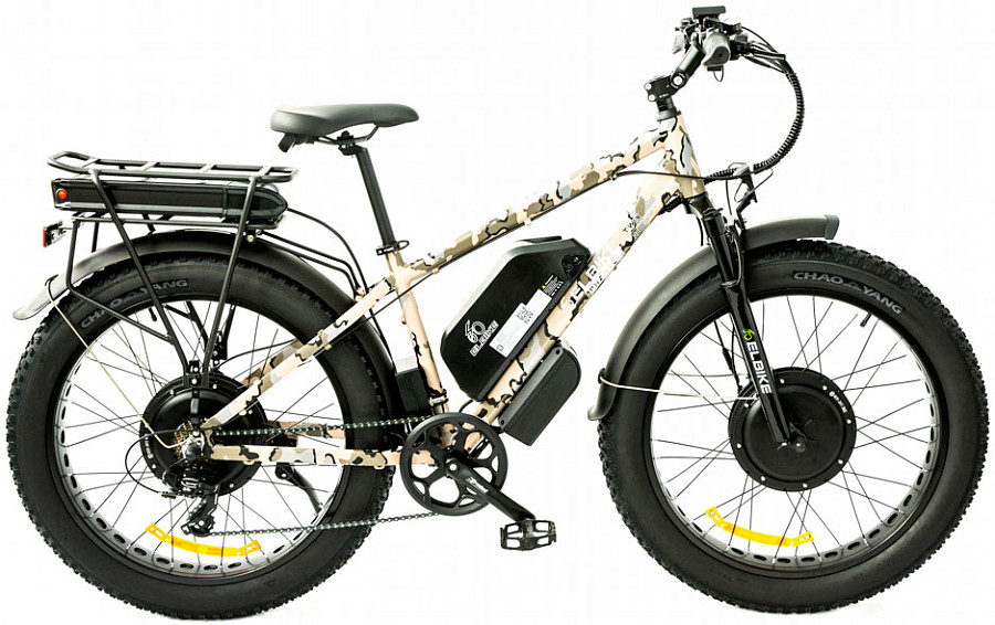 Купить Электровелосипед ELBIKE Phantom Twix 2000 2x1000W camouflage