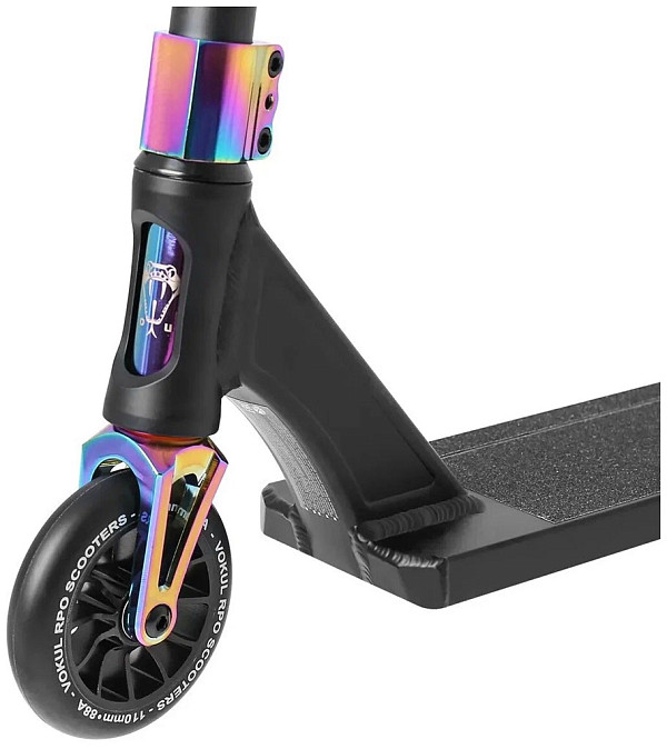 Купить Самокат VOKUL Saga трюковый, черный/нео