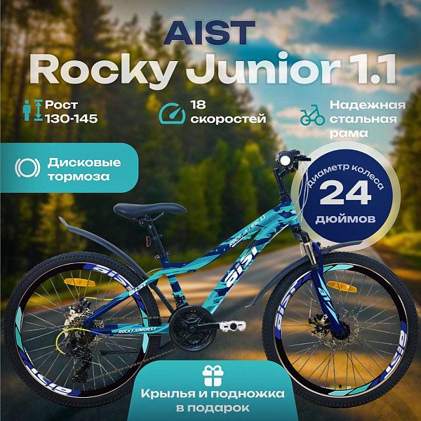 Купить AIST Rocky Junior 1.1 24 2024 синий