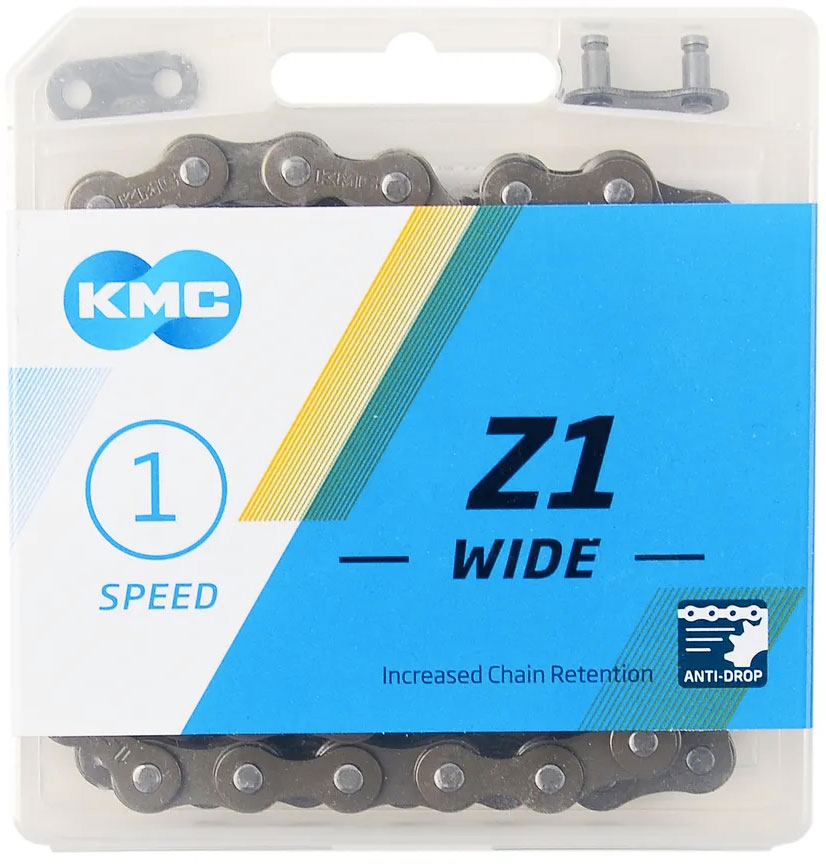 Купить Цепь KMC Z1 Wide, 1 ск. для BMX